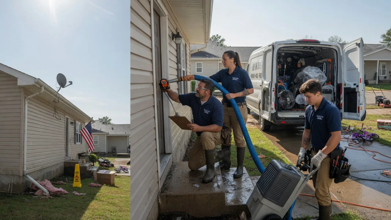 Ceiling Water Damage Restoration in Hunter, ND near me